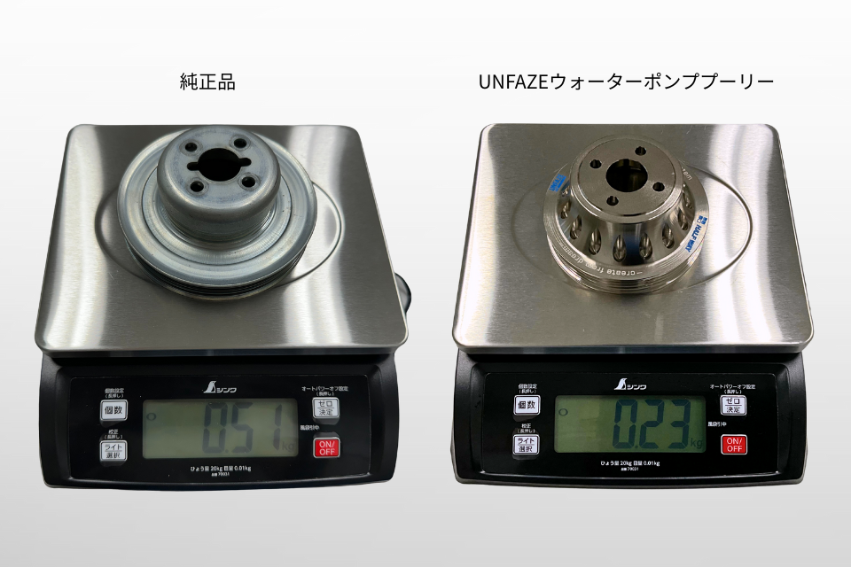 コペン　UNFAZEウォーターポンププーリーキット